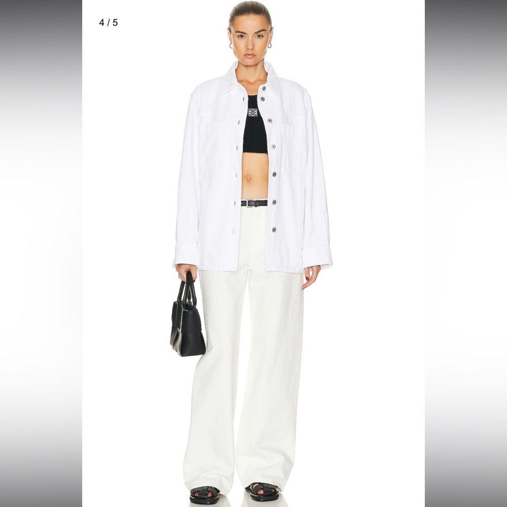 Burberry Benssen Oversized white Jacket